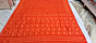 Bengal Cotton Traditional  Saree-Orange