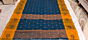 Bengal Soft Cotton Saree-Navy Blue