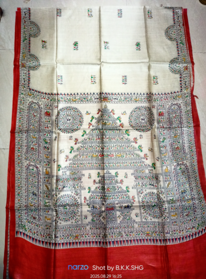 TASAR GHICHA SILK SAREE 