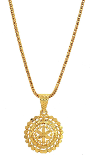 Gold Plated Chain with Pendant 