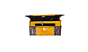 Genuine Leather Clutch Bag Purse | Yellow