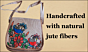 Hand-Painted Jute Sling Bag