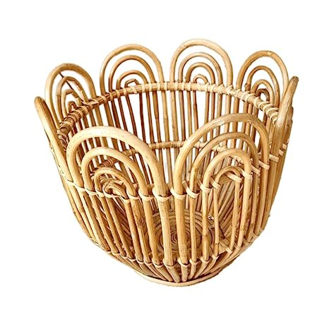 Bamboo Flower Shape Planter for Home Garden Balcony Living Room Pack of 1