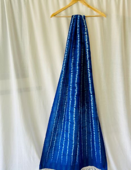  Shibori stole Woollen Stole