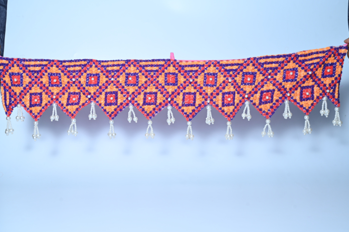 Crochet Red-Yellow Jhalar