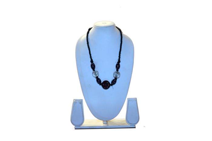 BLACK FANCY NECKLACE 