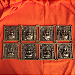 Brass Ashtalakshmi Wall Hanging | Long Brass Laxmi Mata Wall Decor for Home & Temple, BH11284