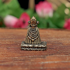 Mini Brass Khatu Shyam Idol for Home Temple & Gift BH12431