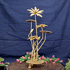 Brass Flower Bouquet Showpiece for Home Decor & Gift BH12466 