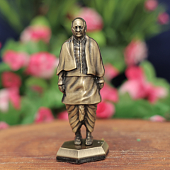 Zinc Statue of Unity Idol Showpiece for Home Decor & Gift, BH12413