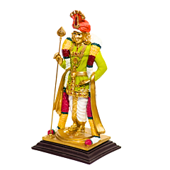 Raja Murugar green small | 7 Inches | Fiber