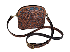 Leather sling bag
