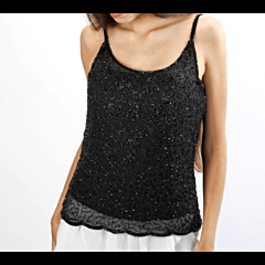 Zari spaghetti top