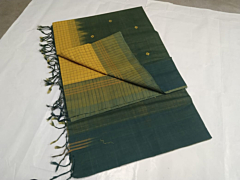 POLAVARAM COTTON CHECKED SAREE