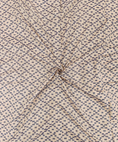 Beige Sambalpuri Handwoven Single Ikat Shirting Materials SFCSHI1424