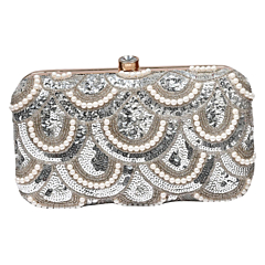 Silver clutch 