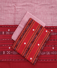 Nuapatna Handwoven Single Ikat Suit Set SFCSUT1530