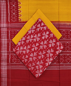 Sambalpuri Handwoven Single Ikat Suit Set SFCSUT1544