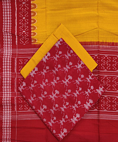 Sambalpuri Handwoven Single Ikat Suit Set SFCSUT1547