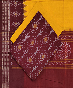 Sambalpuri Handwoven Single Ikat Suit Set SFCSUT1550