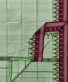 Sambalpuri Handwoven Cotton Gamcha | Green