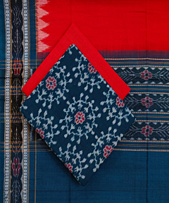 Sambalpuri Handwoven Single Ikat Suit Set SFCSUT1655