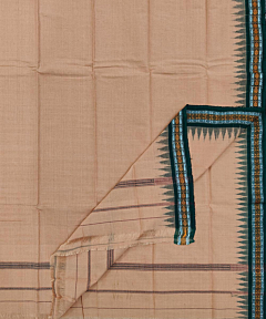 Sambalpuri Handwoven Cotton Gamcha | Beige