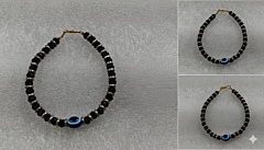 Evel eye anklet