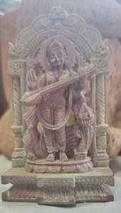 Handcarved Limestone Figurine