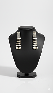 Handcrafted Oxidised Silver Earrings