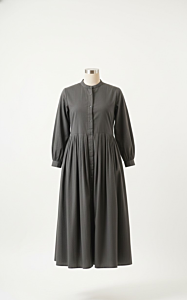 Handcrafted Cotton Tunic Dress| Black