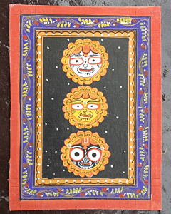 Handcrafted Pattachitra Jagannath Painting|4*8 inches