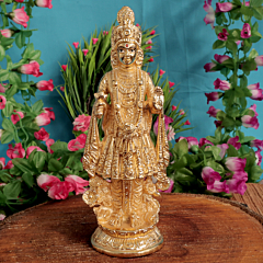Brass Purshottam Maharaj Idol for Home Temple BH11269