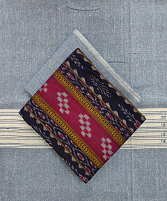 Sambalpuri Handwoven Single Ikat Suit SFCSUT1951