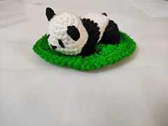 Handmade Crochet Panda   Cute Car Dashboard & Table Decor