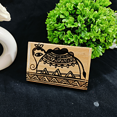 Hathi Painted Visiting Card Holder