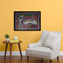 Elephant Painting Frame
