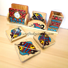 Fish Painting Desk Organiser