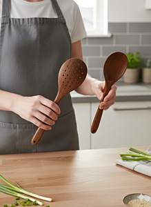Wooden Natural Oil Finish Spatula Set