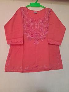 Baby emborided pure cotton kurti