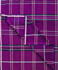Purple Sambalpuri Handwoven Cotton Lungi SFCLUN2075