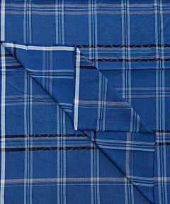 Blue Sambalpuri Handwoven Cotton Lungi SFCLUN2081