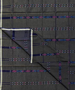 Olive Sambalpuri Handwoven Cotton Lungi SFCLUN2086