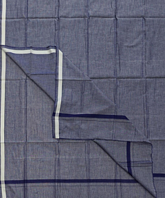 Gray Sambalpuri Handwoven Cotton Lungi SFCLUN2105