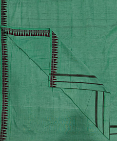 Green Sambalpuri Handwoven Cotton Joda SFCJOD2364