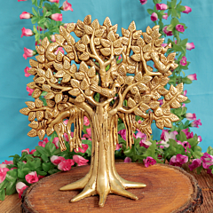 Brass Tree Showpiece for Home Decor Decorative Brass Tree Statue BH11368