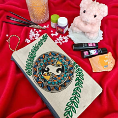 Double Fish Painting Pouch