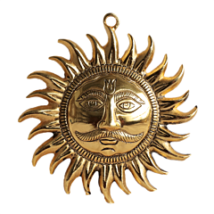 Metal Sun Wall Hanging for Home Decor | Surya Wall Decor for Entrance & Pooja Room, BH11673