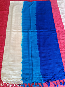 3 Colour Shade Wollen Shawl 