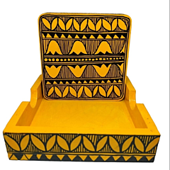 Yellow Tulip Painting Coaster